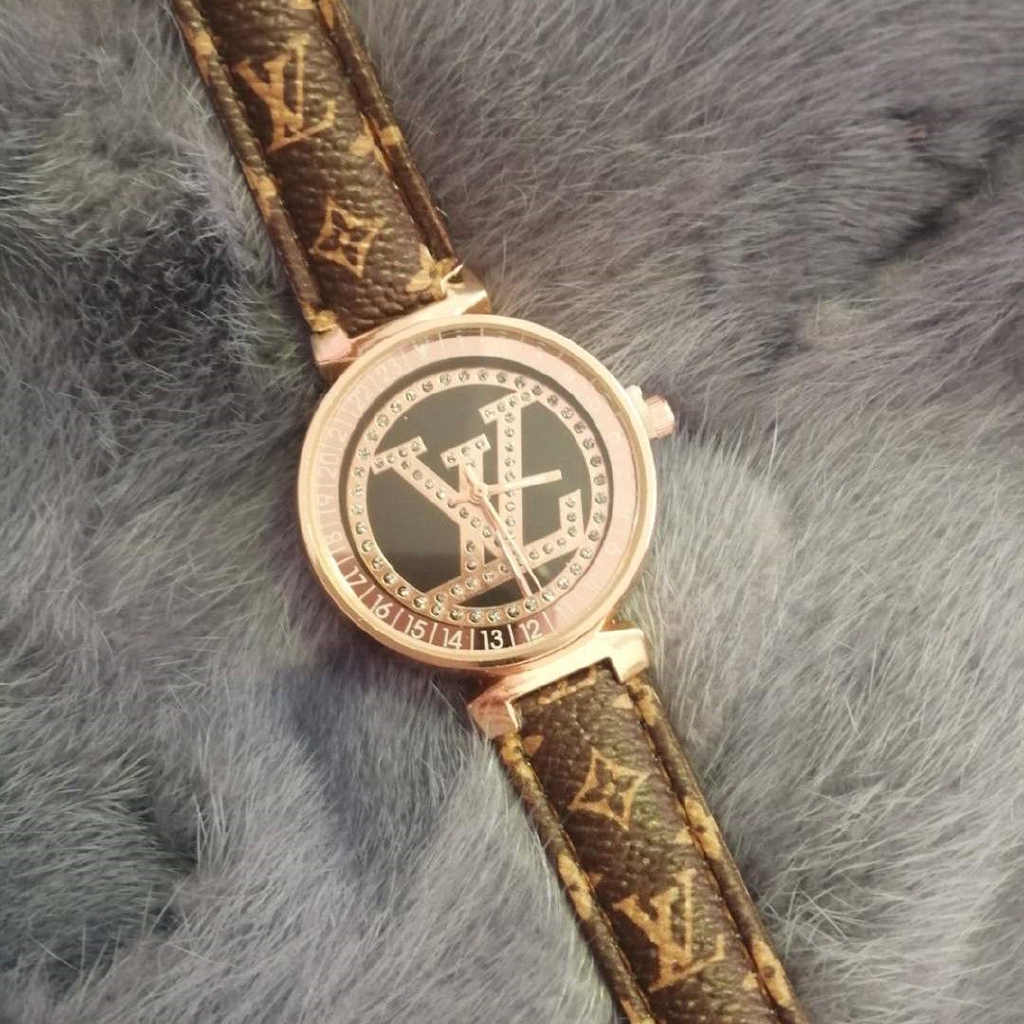 LV Women Watches Đồng hồ kim dây đa in thương hiệu sang trọng cho cặp đôi | BigBuy360 - bigbuy360.vn