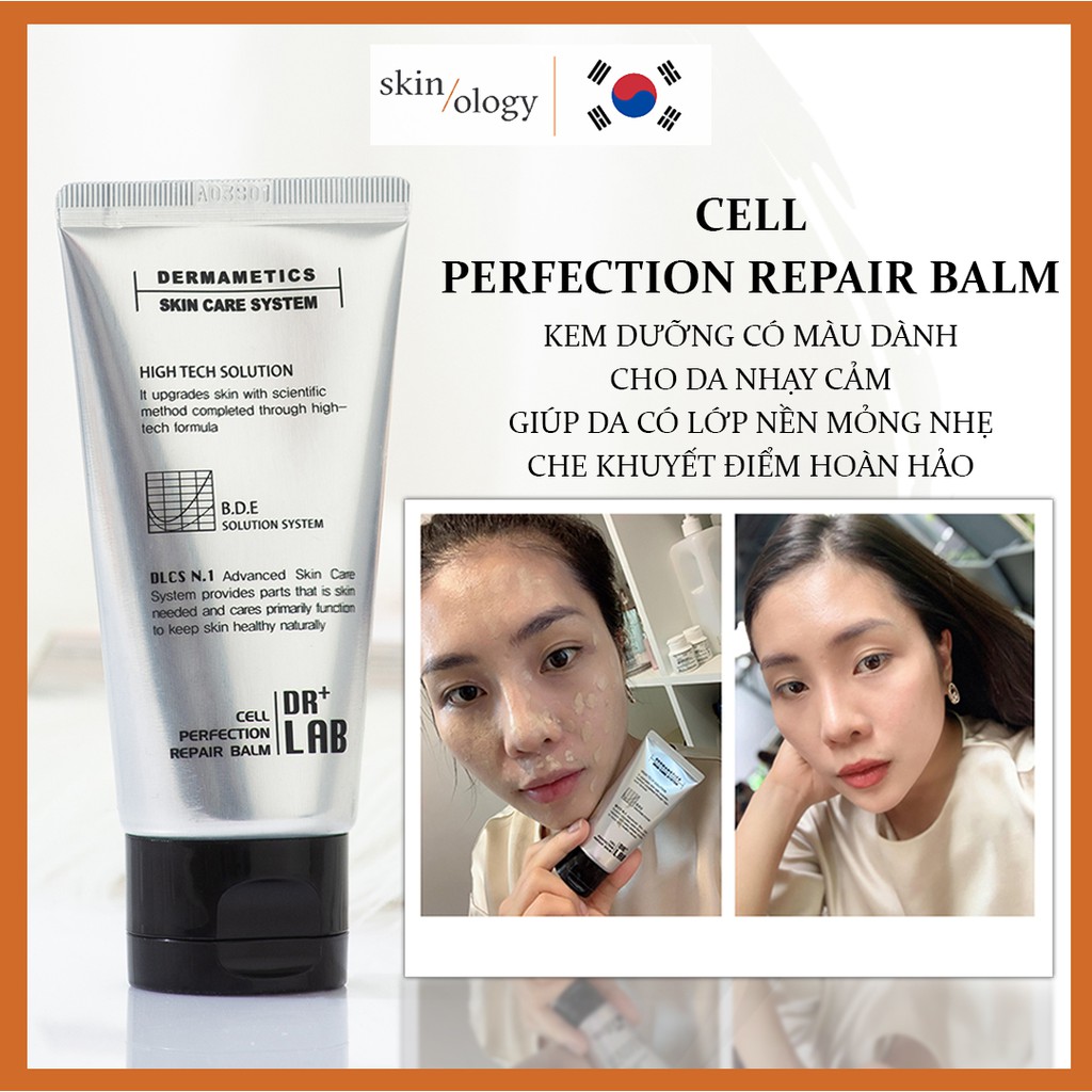 KEM NỀN TRANG ĐIỂM CELL PERFECTION REPAIR PALM CHE KHUYẾT ĐIỂM CAO DR. LAB DƯỢC MỸ PHẨM HÀN QUỐC DA NHẠY CẢM