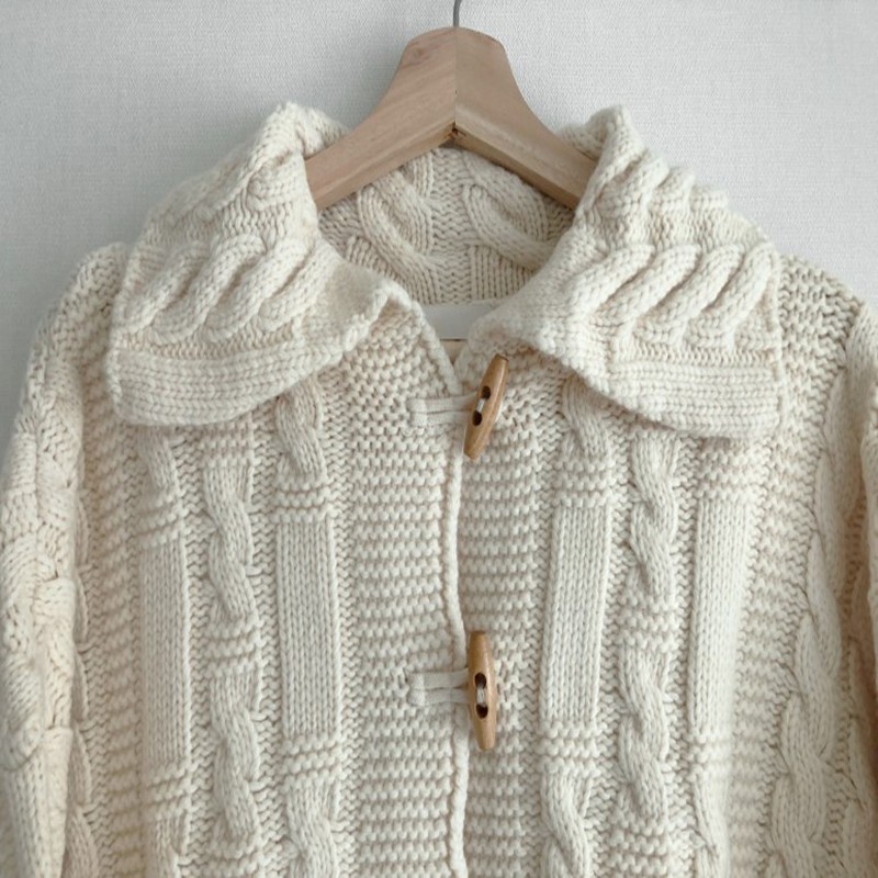 [CÓ SẴN] ÁO KHOÁC CARDIGAN LEN THỪNG NÚT GỖ ULZZANG | BigBuy360 - bigbuy360.vn