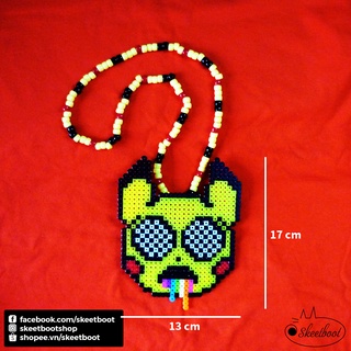 Vòng kandi Pikachu CÓ ĐÈN LED - vòng cổ kandi Pikachu - vòng perler phụ kiện rave edm festival raver kandi perler DJ