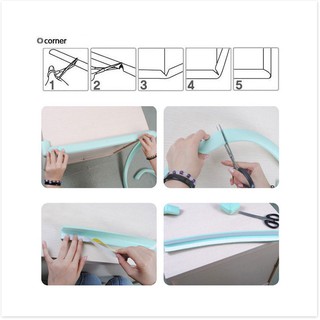 Dây bọt biển bọc cạnh bàn dài bảo vệ bé yêu