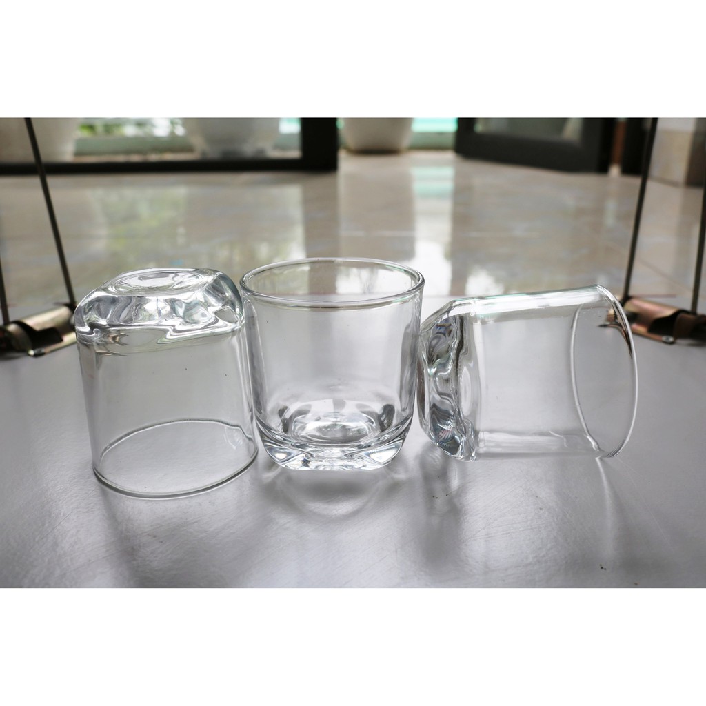 Cốc Thủy Tinh - Bộ 6 Cốc Thủy Tinh Bầu Thấp Việt Tiệp