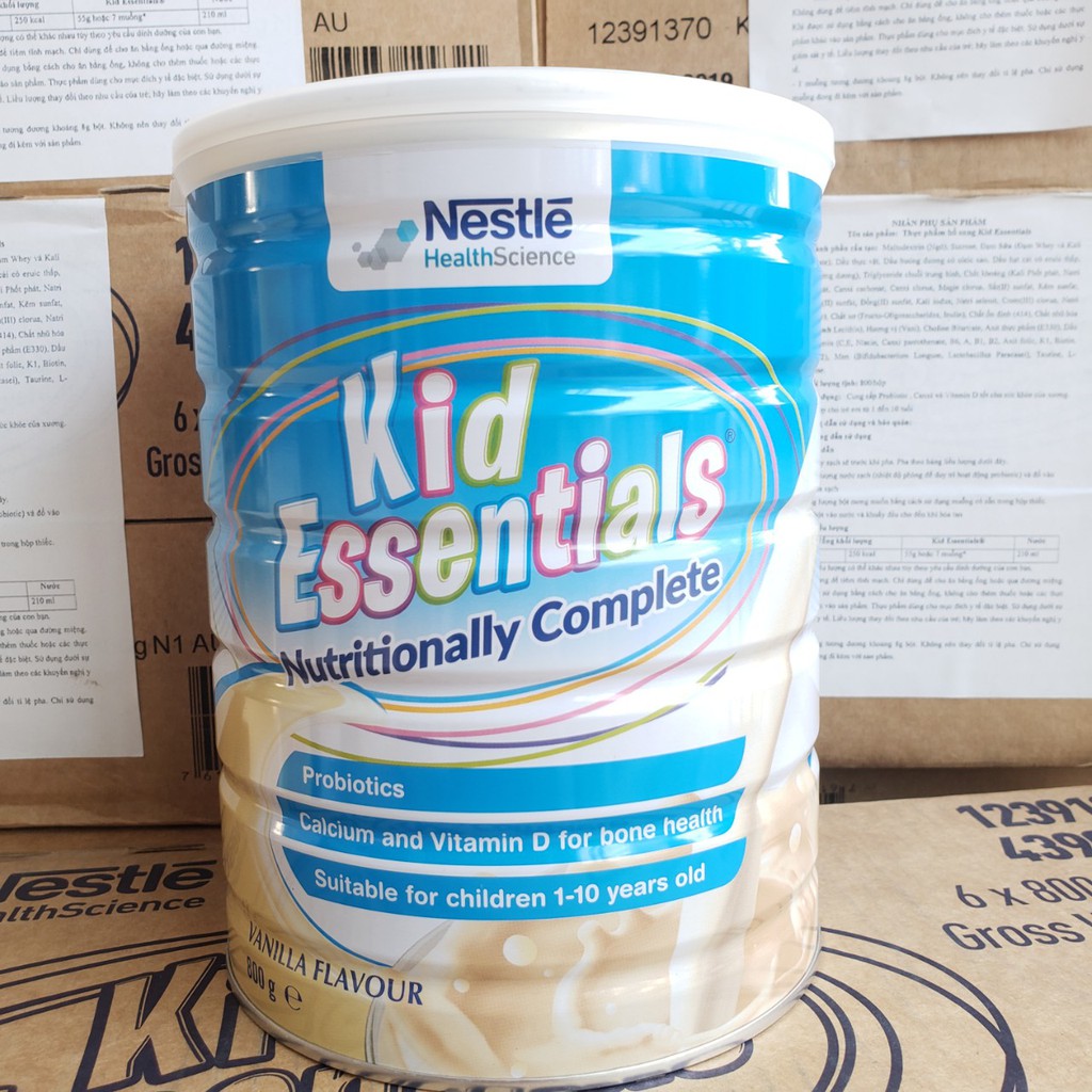 [Mã 267FMCGSALE giảm 8% đơn 500K] Sữa Kid Essentials Úc 800g