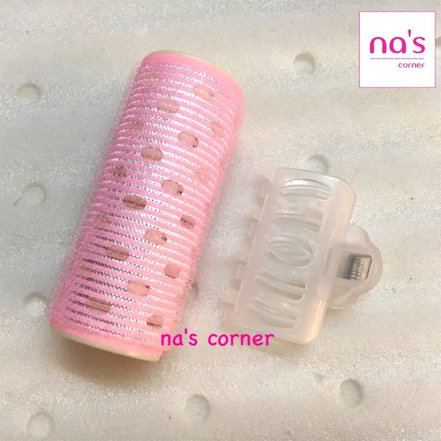 Lô cuốn tóc tự dính dài 10.5cm cao cấp kèm kẹp giữ cố định Hàn quốc quấn tóc to dài uốn mái cỡ lớn