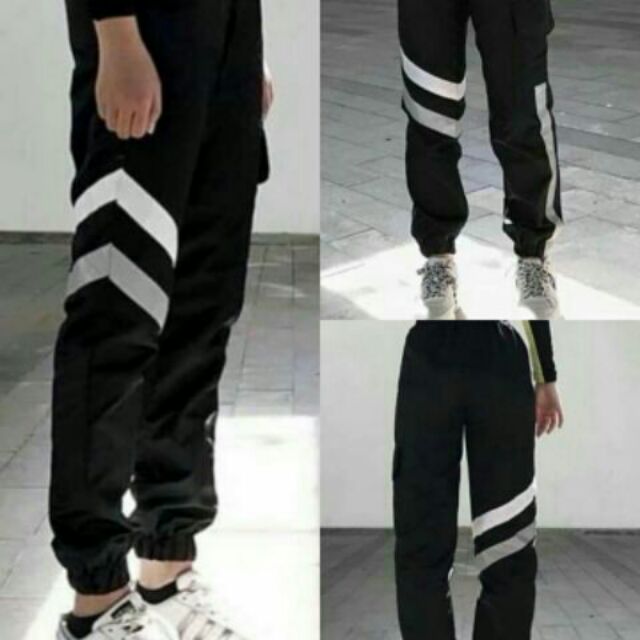 Quần Jogger dù phản quang