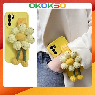 Suitable for OPPO Reno7pro mobile phone shell reno6/7Z/RENO5Z/4Z new pumpkin flower all-inclusive anti-fall mobile phone shell soft shell couple models R17/a9 2020/a5 2020