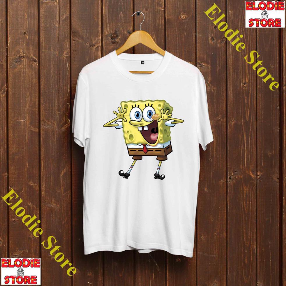 🎁 Áo Thun SpongeBob - Áo Thun Chú Bọt Biển Tinh Nghịch siêu đẹp - siêu rẻ - SPB-015