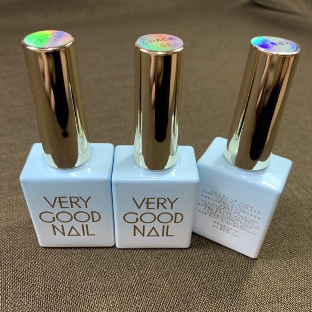 Sơn gel nứt đen trắng Verygood nail, sơn móng tự nứt cao cấp