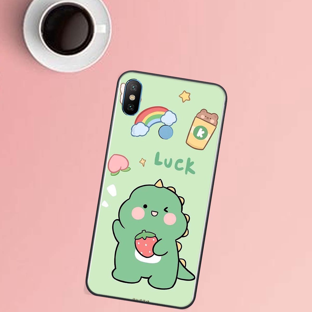 Ốp lưng Xiaomi REDMI 6X / MI A2  in hình khủng long , gấu nâu xinh xắn, siêu cute  mà còn vô cùng RẺ -ĐẸP