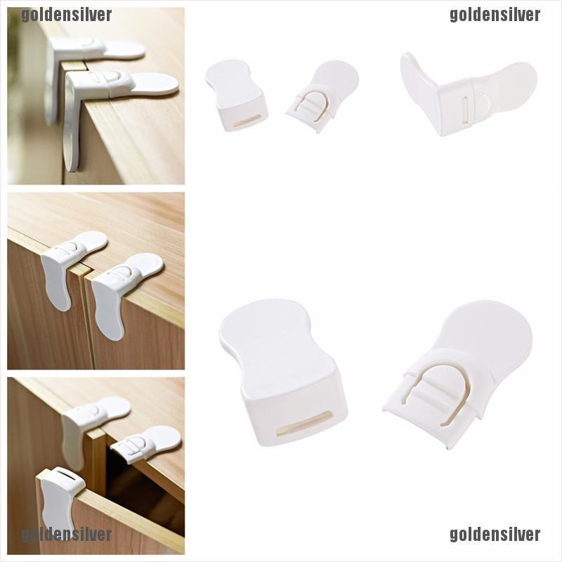 Khóa an toàn gắn cửa tủ lạnh/tủ đựng chén dĩa/ngăn kéo cho trẻ mới biết đi