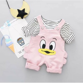 set yếm vịt gồm áo và yếm cho bé