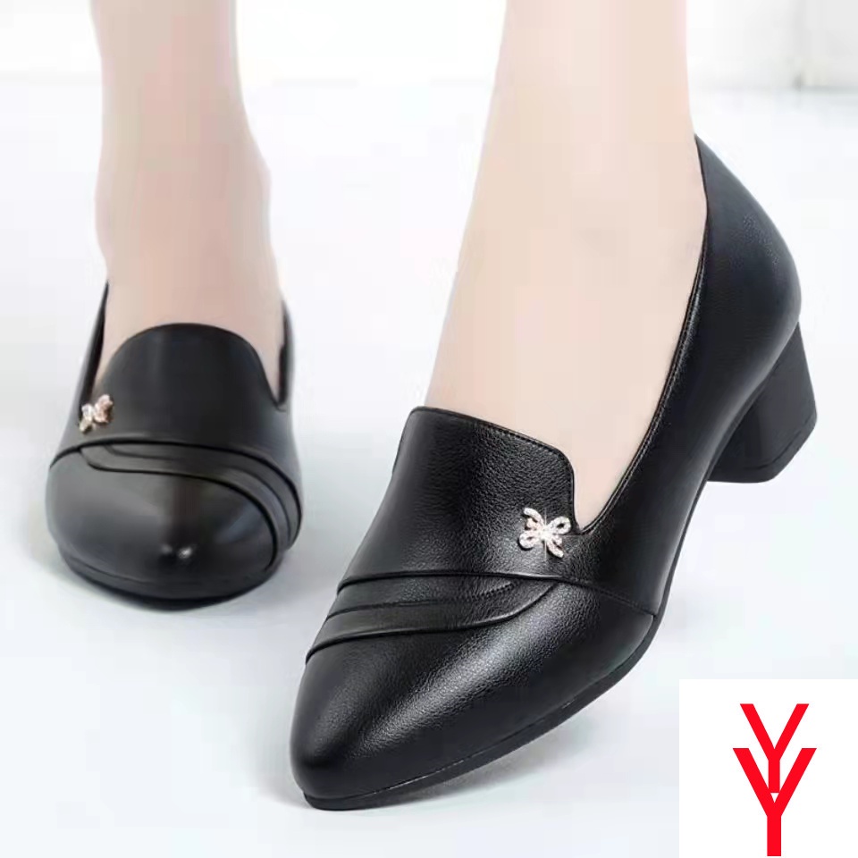 Giày Da Mềm Đế Mềm Thời Trang Năm 2021 Cho Nữ Trung Niên