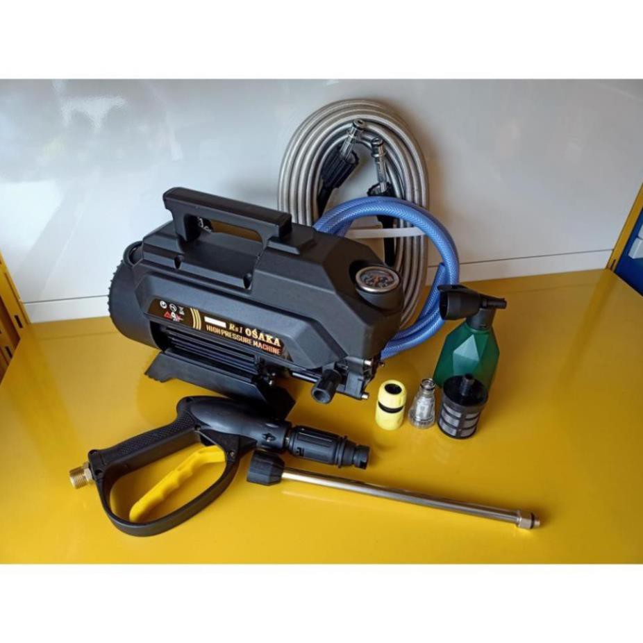 Máy rửa xe Osaka 2800w- mô tơ cảm ứng từ- tặng kèm bình bọ tuyết, dây cao áp 15m- bảo hành 12 tháng