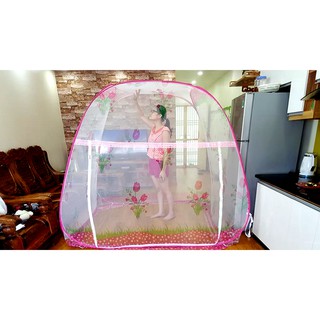 Mùng chụp tự bung đỉnh rộng 1m6-1m8-2m x 2m (Hàng Việt Nam)