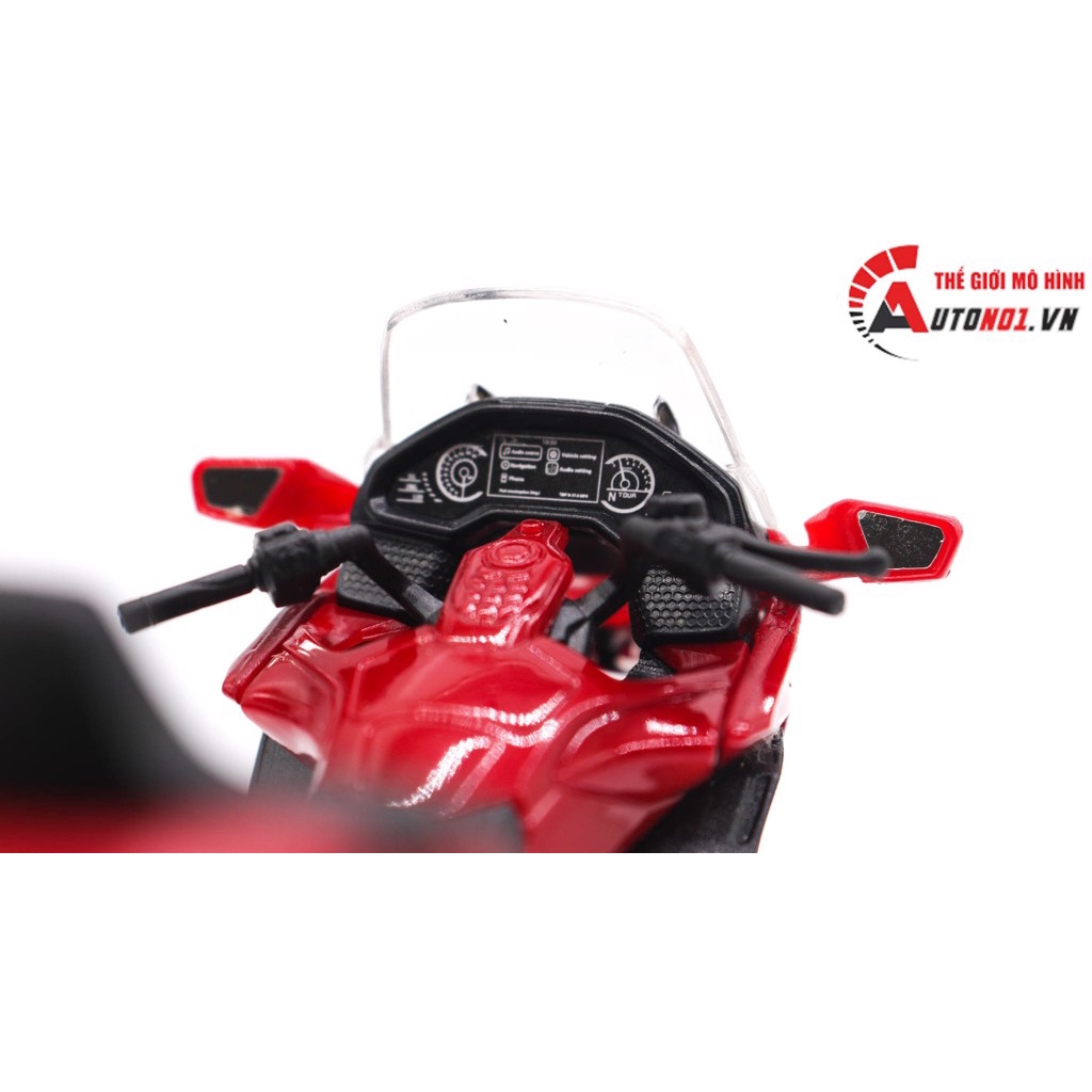 MÔ HÌNH XE HONDA GOLDWING 2020 RED 1:18 WELLY 3543