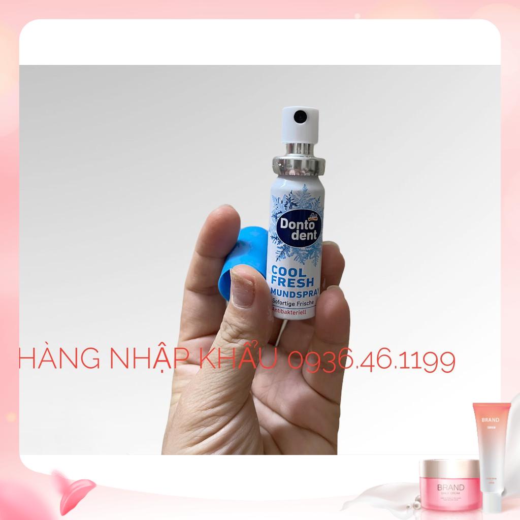 Xịt thơm miệng, giảm vi khuẩn Dontodent 15ml Nội địa Đức