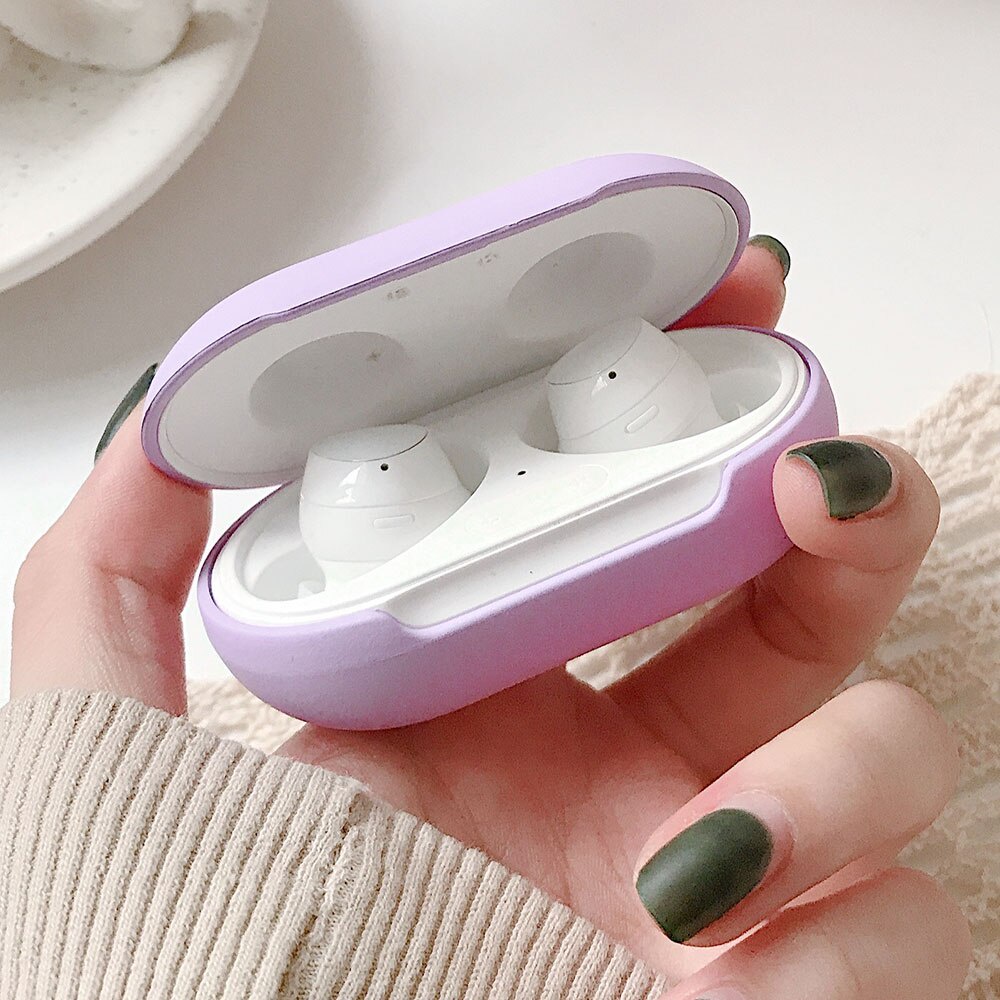 Ốp hộp sạc tai nghe cứng màu nhám dễ thương cho Samsung Galaxy Buds Plus