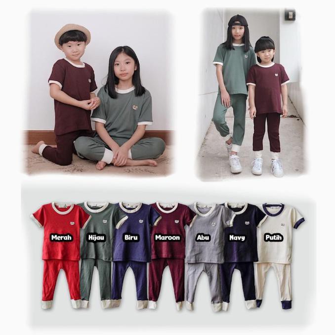 Roboy Bộ Quần Áo Cotton Màu Đỏ Số 2 Phong Cách Kobe Cho Bé Trai