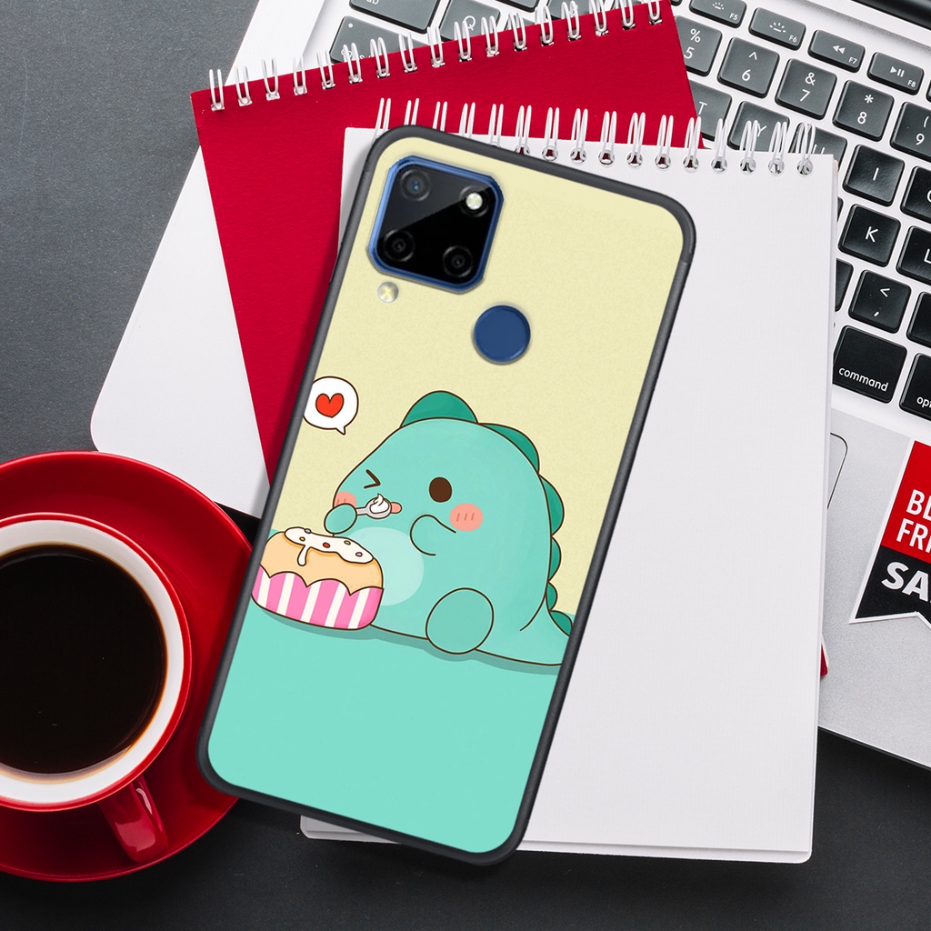[HOT]ỐP OPPO REALME C11 - C12 - C15 -C17 - C20 - C21 - C21y - C25  , IN HÌNH KHỦNG LONG CHIBI SIÊU DỄ THƯƠNG.