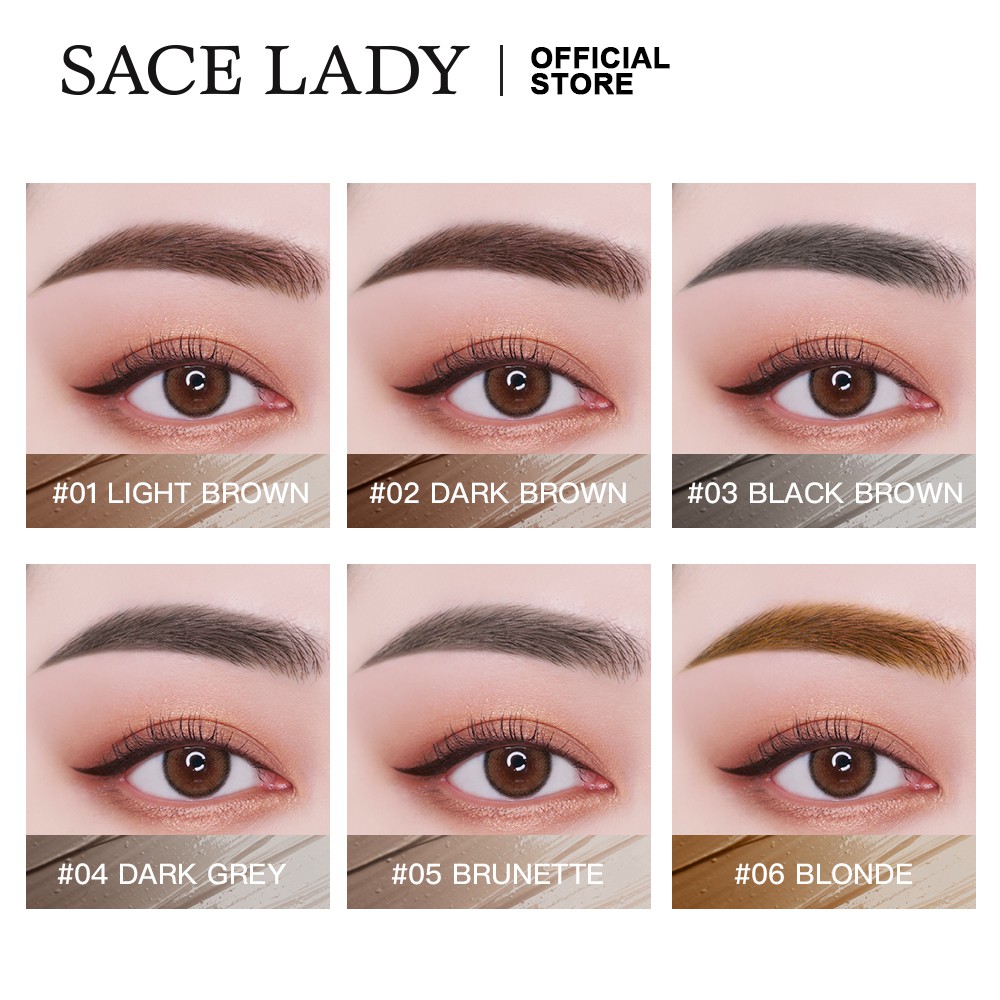 Gel kẻ mày SACE LADY lâu trôi 24H chống thấm nước hơn chì kẻ lông mày 6ml/0.2oz