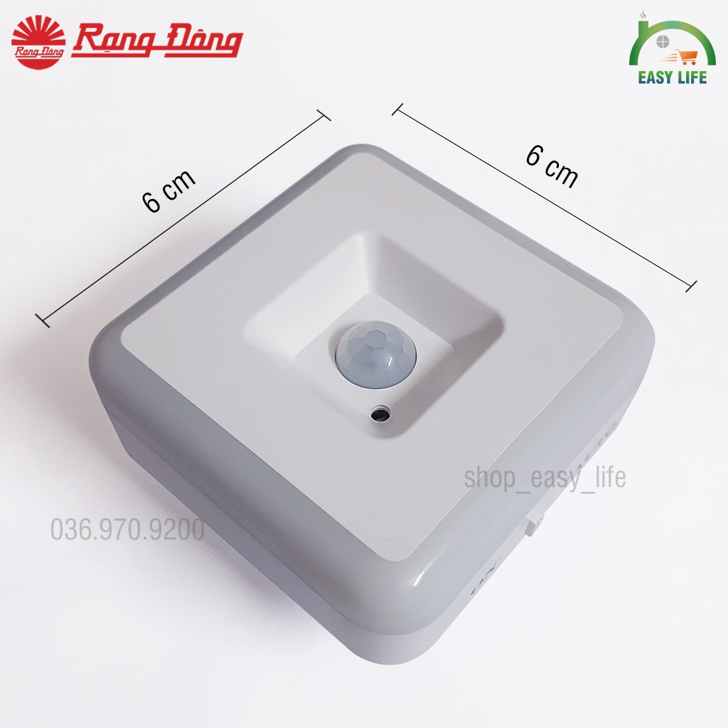 [SIÊU BỀN]Đèn Ngủ Cảm Biến Hồng Ngoại Cao Cấp - Rạng Đông 0.3W DN-RD-01