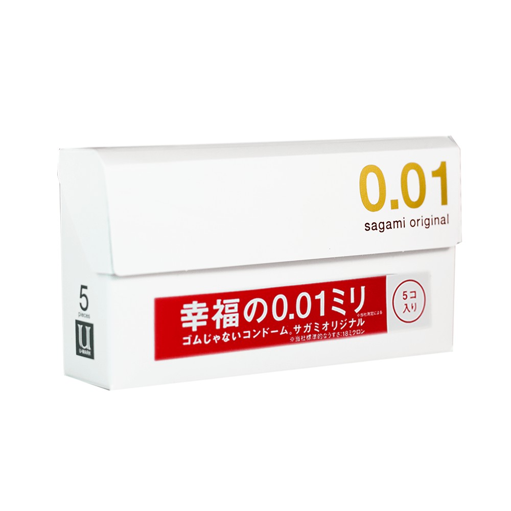 Bao cao su Sagami 001- bcs cao cấp Non Latex - siêu mỏng 0.01mm