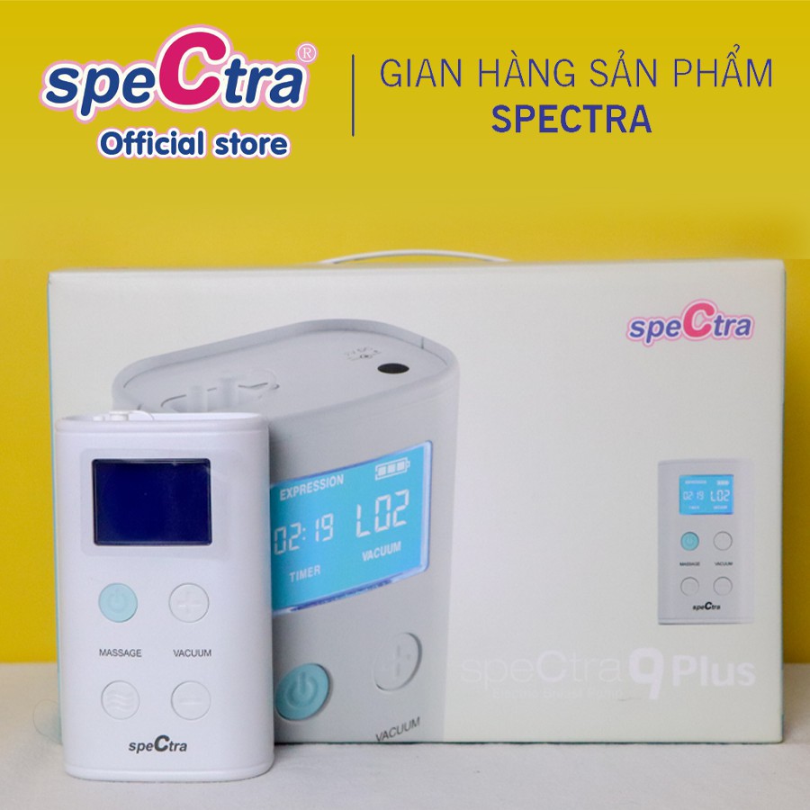 Máy hút sữa Spectra 9 Plus nhỏ gọn, tích điện, bảo hành 12 tháng