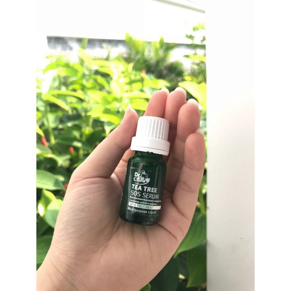 [COSFARTET -20% ĐH60K][Combo] 2 Serum hỗ trợ da mụn Cấp Tốc - Tea Tree SOS Farmasi 10ml/chai