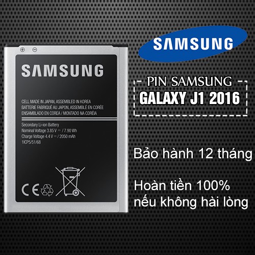 PIN Samsung Galaxy J1 2016/ j110 - Bảo hành 12 tháng - Hoàn tiền 100% nếu không hài lòng