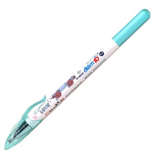 Bút thiên long điểm 10 tp-gel03 mực màu xanh, mực màu tím chọn màu