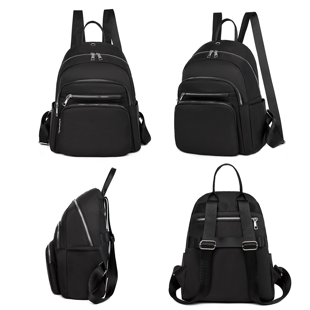 Balo Vải Oxford Cỡ Lớn Phong Cách Retro Cho Nữ Lưng