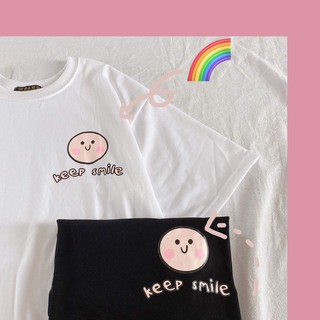 Áo Thun KEEP SMILE (unisex) kèm hình thật