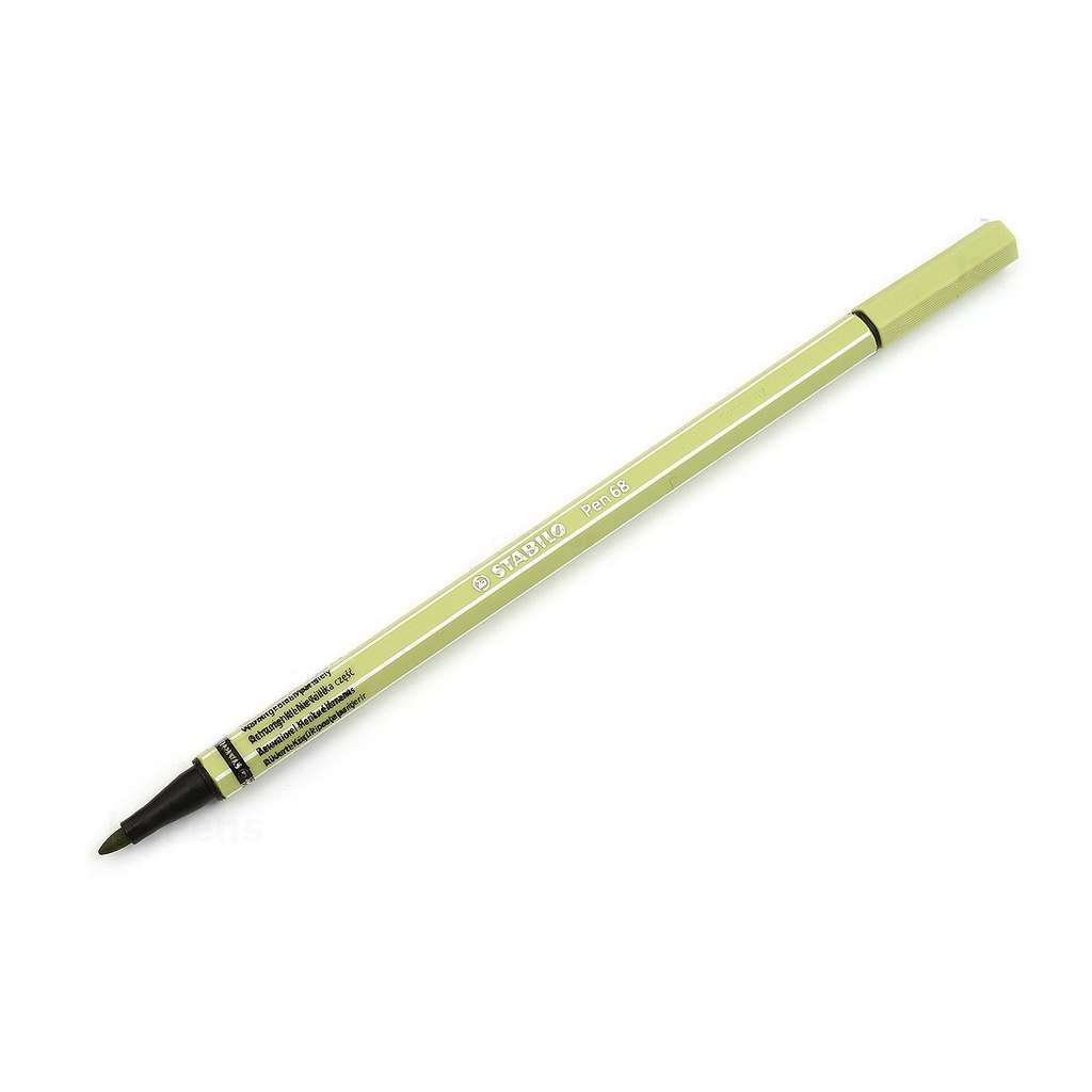 Combo 4 bút lông màu Stabilo Pen 68 Marker – 1.0mm – Yellow Green Colors