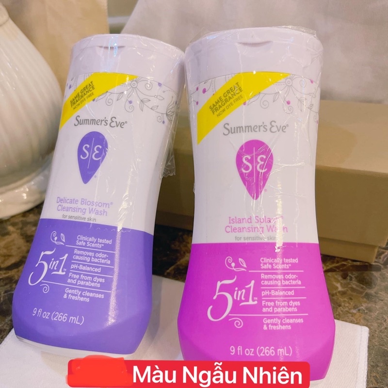Dung Dịch rửa phụ khoa Summer's Eve Night-time Cleansing Wash For Sensitive Skin