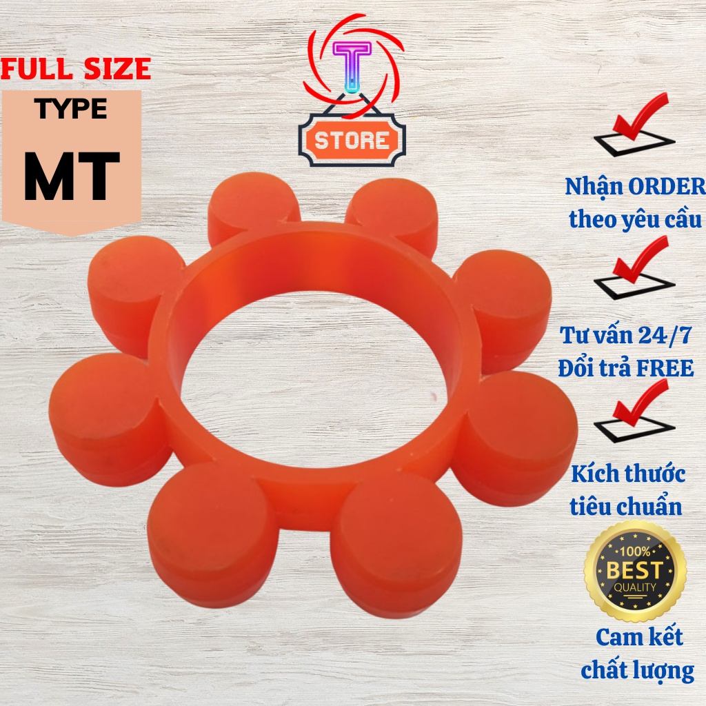 Giảm Chấn Hoa Thị Khớp Nối MT Vật Liệu PU Full Size MT1, MT2, MT3, MT4, MT5, MT6