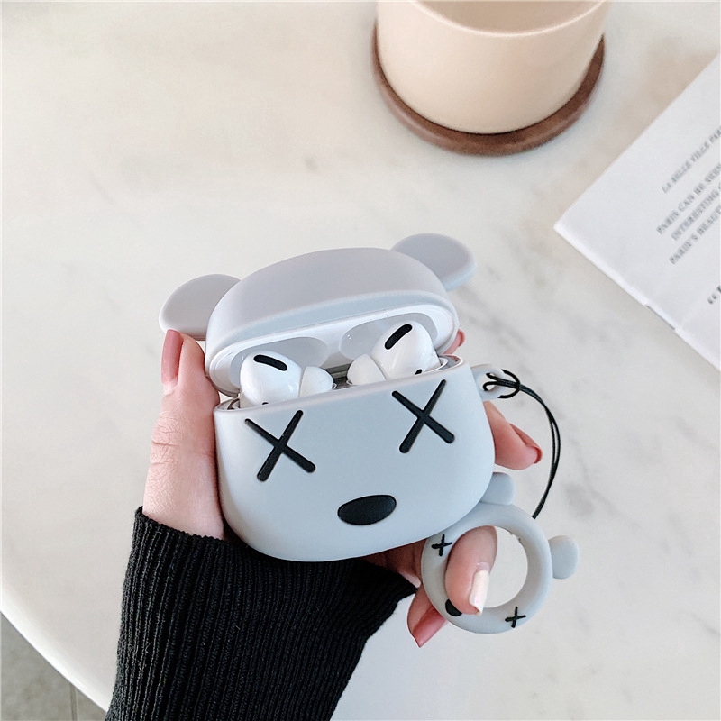 AirPods Pro Case Protective Case Popular Kaws Bearbrick  AirPods 3 Silicone Case