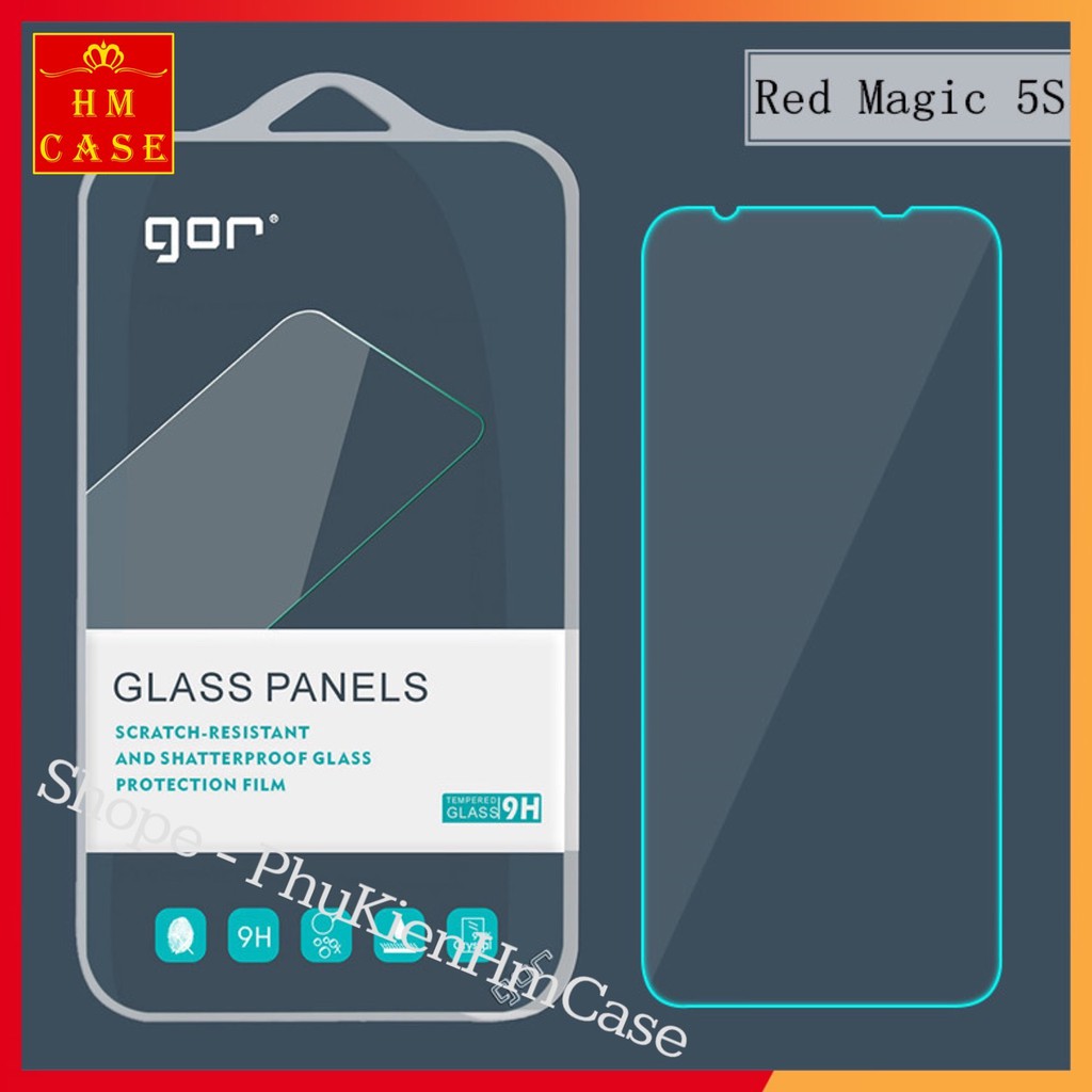 Bộ 2 cường lực Gor Red Magic 5S / Red Magic 5G không full màn hình cao cấp