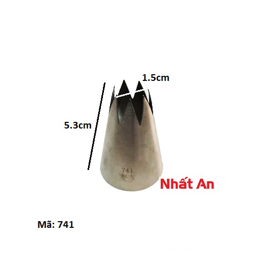 Đui bắt bông kem số 741