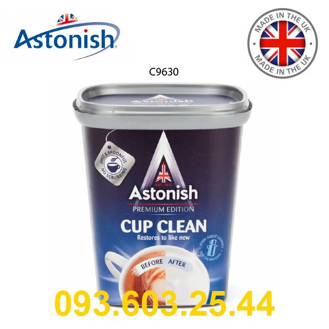 Bột tẩy rửa đa năng Astonish🎁FREESHIP 70k 🎁Bột tẩy rửa cặn trà cà phê ,lồng máy giặt Astonish 350g Anh Quốc