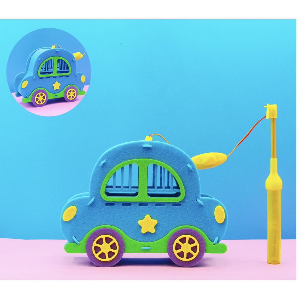 Đồ chơi đèn lồng trung thu phát nhạc vải dạ handmade