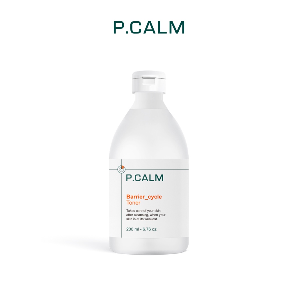 Nước hoa hồng P.Calm Barrier_cycle Toner 200ml dịu nhẹ cho da nhạy cảm
