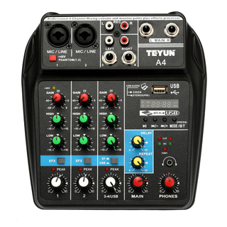 Thiết bị trộn âm thanh 4 kênh 48v phantom tu04