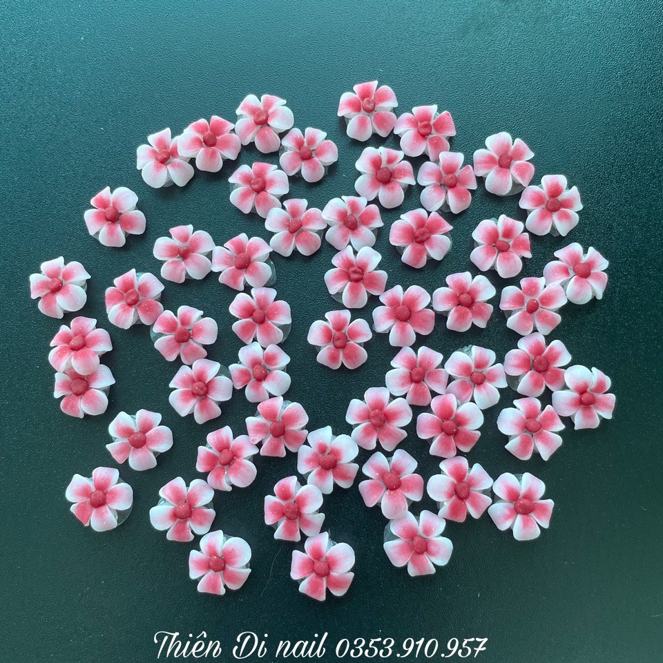 Hoa bột nail - hoa sứ đính móng tay THIÊN DI NAIL