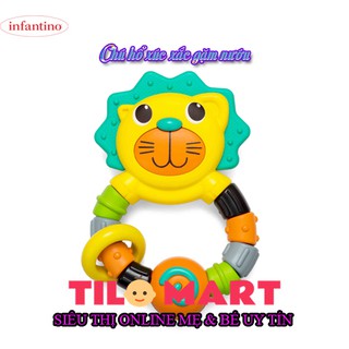 Chú hổ xúc xắc gặm nướu bờm xanh Infantino 216274B