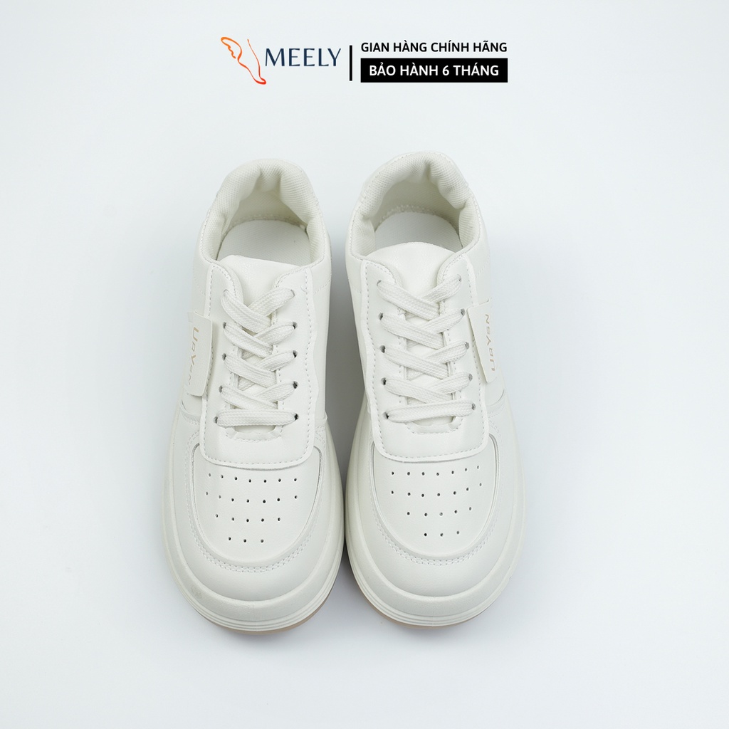 Giày Thể Thao Nữ MEELY Fashion Kiểu Sneaker Dáng Trơn M&amp;0 MK39