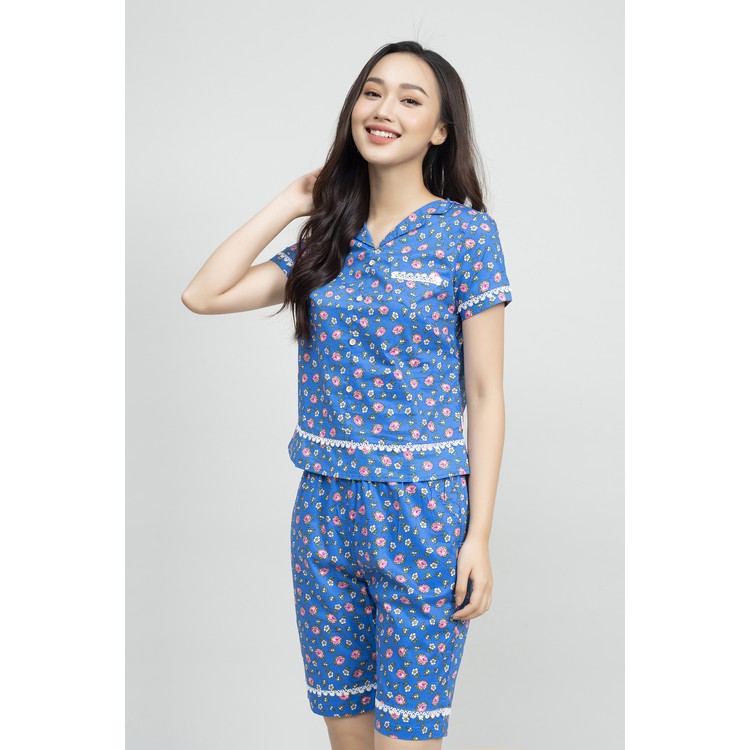 [Mã WAYOLO giảm 20% đơn 99k] Đồ bộ mặc nhà cao cấp Sweeten your life chất liệu cotton áo cộc tay , quần ngố | BigBuy360 - bigbuy360.vn