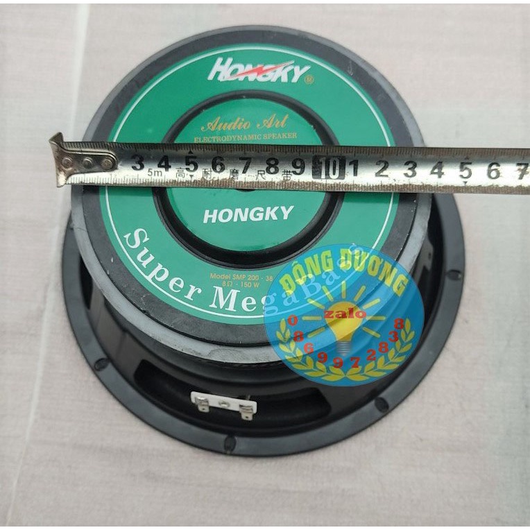 GIÁ 1 ĐÔI - LOA BASS 20 HỒNG KỲ NÚM SẦN TỪ 140 CÔN 38.6MM 4 LỚP - CỦ LOA RỜI - CỦ LOA 2 TẤC