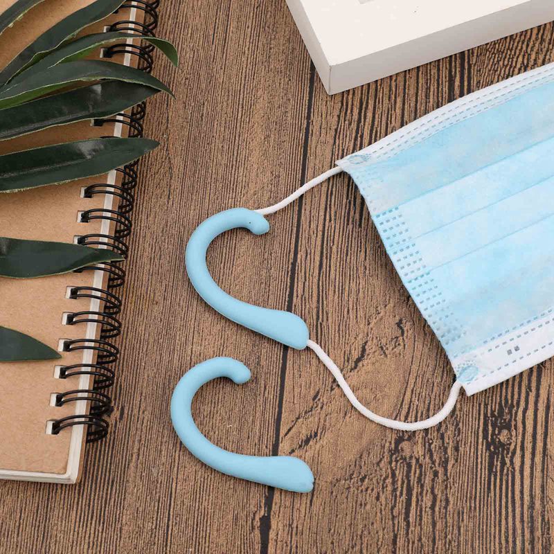 [Hàng mới về] Set 2 đệm bảo vệ tai khi đeo khẩu trang bằng silicon chống trượt thoải mái có thể tái sử dụng