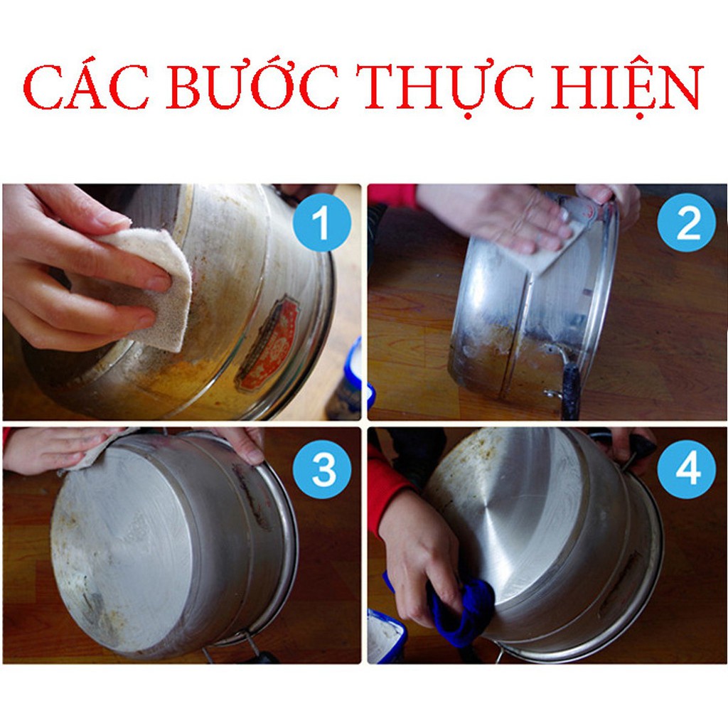 2 Hộp Bột Tẩy Rửa Xoong Nồi Hàn Quốc, Vệ Sinh Nhà Bếp Đa Năng Sạch Sẽ - Trọng Lượng 500g 1 Hộp - DAKI SHOP