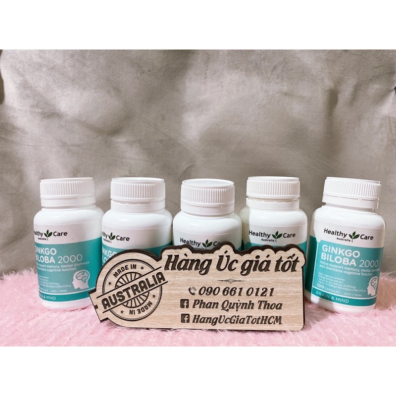 [Date 2024] Viên uống tuần hoàn máu não Ginkgo 2000 | Thế Giới Skin Care
